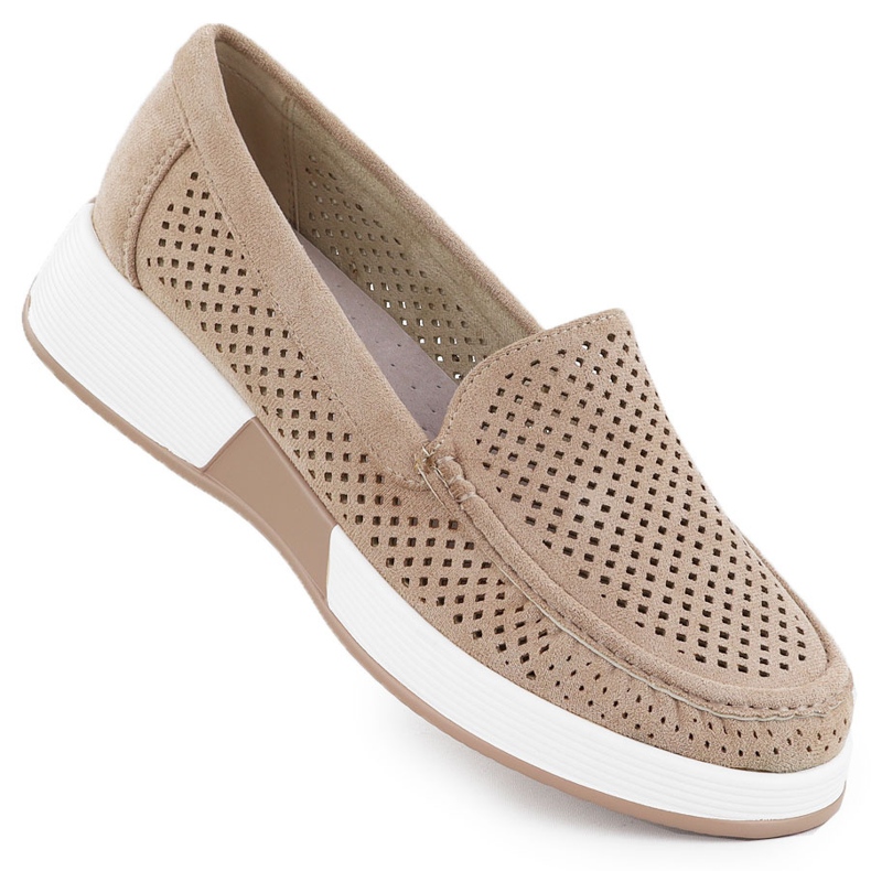 Chaussures ouvertes pour femmes sur la plateforme Beige Sergio Leone 094H