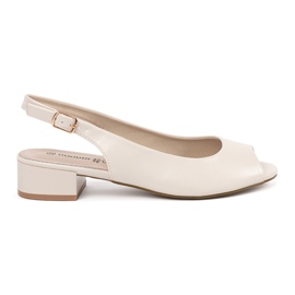 Sandales de Goodin à thèmes à thèmes élégants légers légers beige