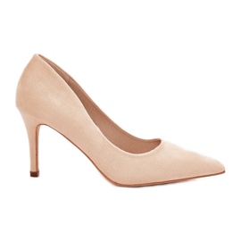 Eco Suede talons beige Eco Suede talons beige