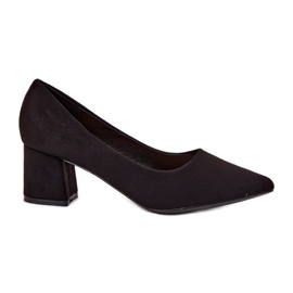 Pompes pour femmes avec des orteils pointus sur le post noir le noir Pompes pour femmes avec des orteils pointus sur le post noir le noir