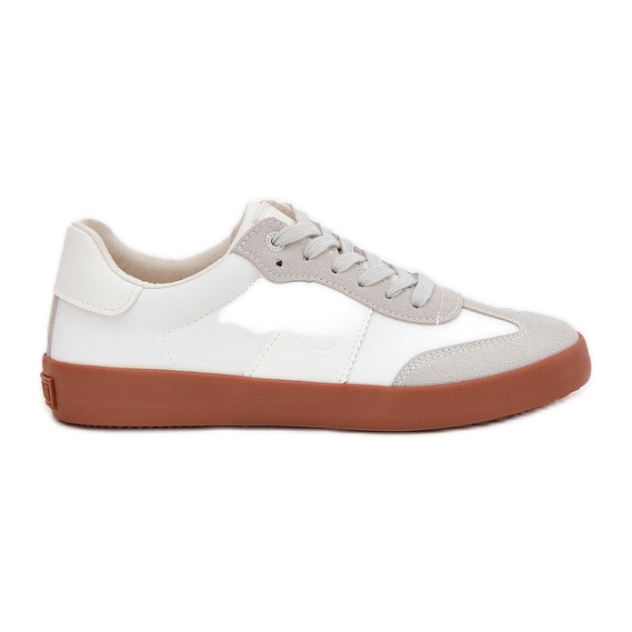 Sneakers féminins Big Star RR274371 White-Gray blanche