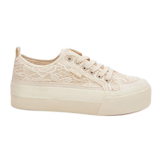 Big Star RR274746 baskets en dentelle pour femmes beige