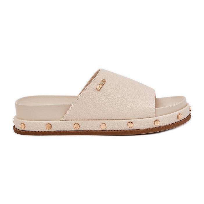Les tongs pour femmes sur la plate-forme avec Big Star RR274215 Beige Les tongs pour femmes sur la plate-forme avec Big Star RR274215 Beige