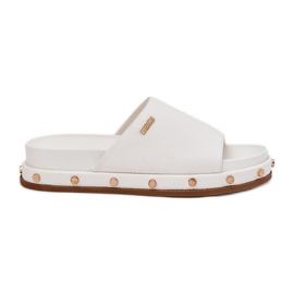 Les tongs pour femmes sur la plate-forme avec Big Star RR274216 étalons blancs
