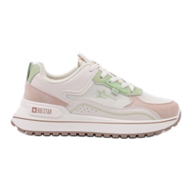 Sneakers Chaussures pour femmes Big Star NN274A091 Beige avec vert