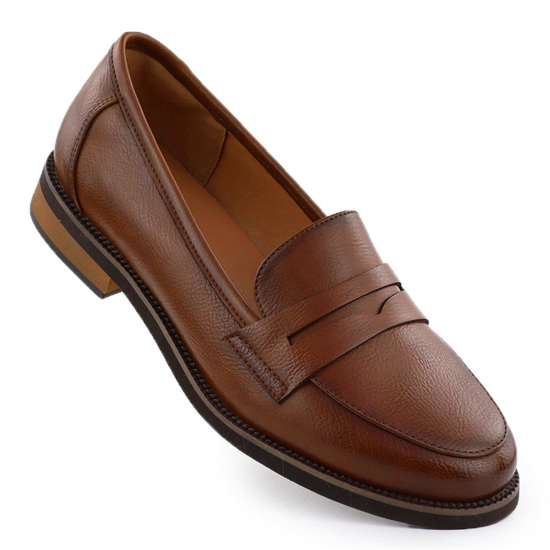 Chaussures Locs de femmes Lords Brown Potocki SZ12573 brun