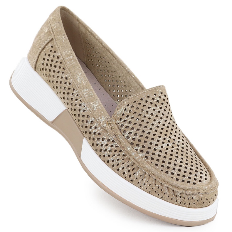 Chaussures ouvertes pour femmes sur la plateforme Golden Sergio Leone 094H d'or