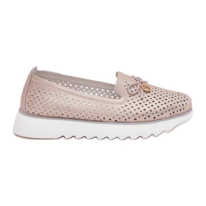 S.Barski Chaussures pour femmes en cuir en cuir en cuir naturel LR51-631 PLN d'or S.Barski Chaussures pour femmes en cuir en cuir en cuir naturel LR51-631 PLN d'or