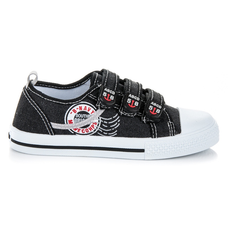 American Club Baskets en jean le noir