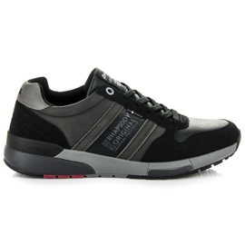 American Club Chaussures de sport noires le noir