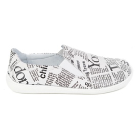 Pollonus Femmes en cuir pieds nus blanc