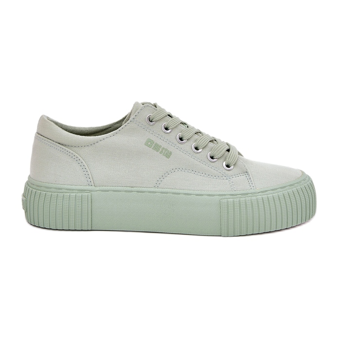 Sneakers matériels des femmes Big Star RR274408 Green Station