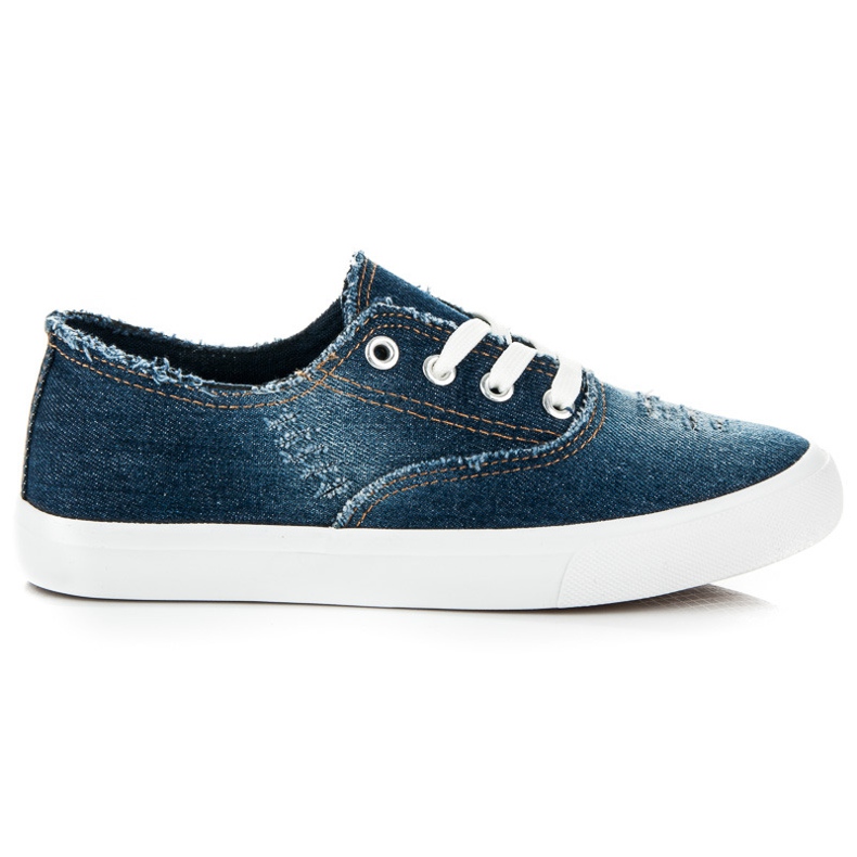 American Club Baskets en jean bleu