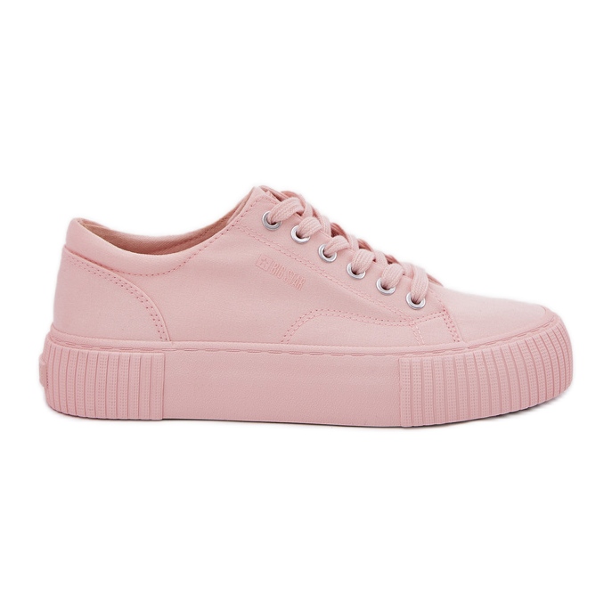Sneakers matériaux pour femmes Big Star RR274404 Pink rose