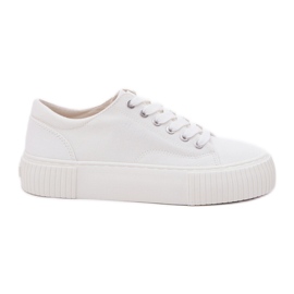 Sneakers matériels pour femmes Big Star RR274405 blanc