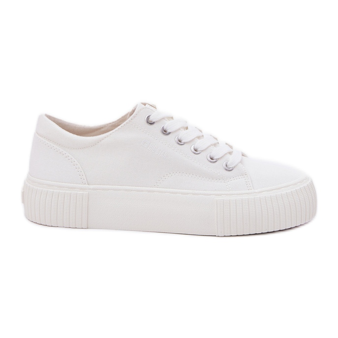 Sneakers matériels pour femmes Big Star RR274405 blanc blanche