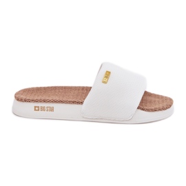 Slippers pour femmes Big Star RR274A103 White blanc