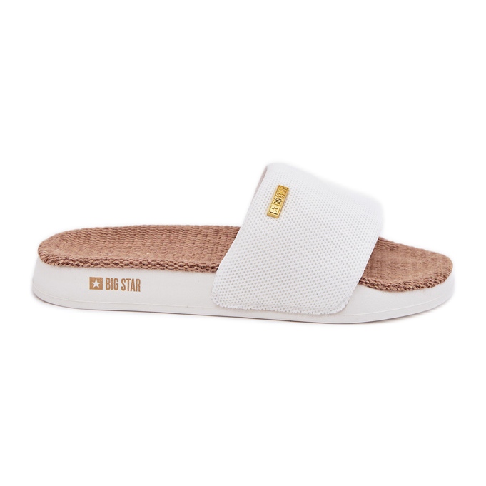 Slippers pour femmes Big Star RR274A103 White blanche