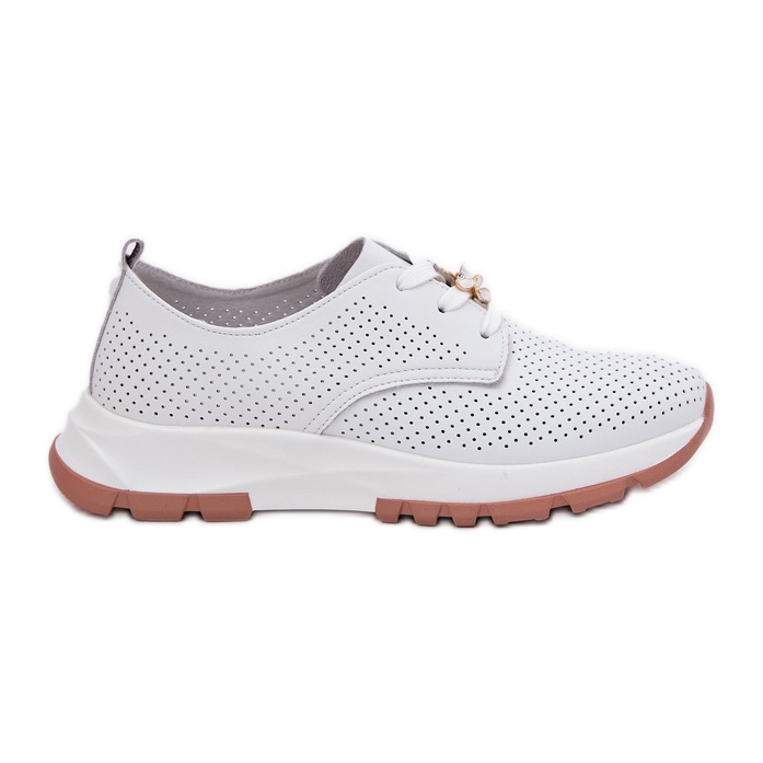 ARTIKER Chaussures en cuir pour femmes avec Artker 54C1810 Broche blanche ARTIKER Chaussures en cuir pour femmes avec Artker 54C1810 Broche blanche