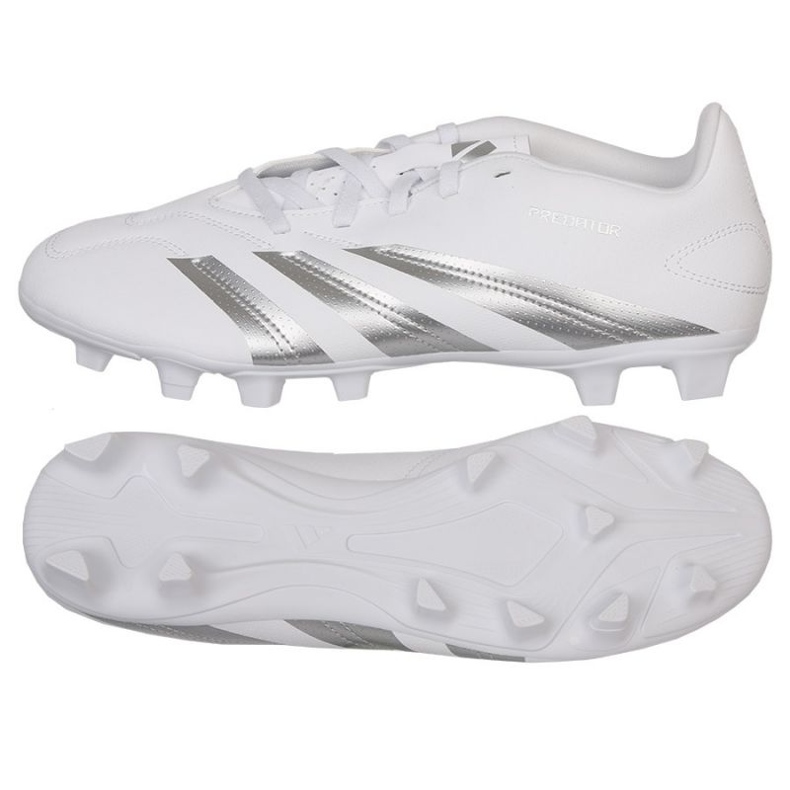 Adidas Predator Club FXG IG7758 Chaussures de football blanche