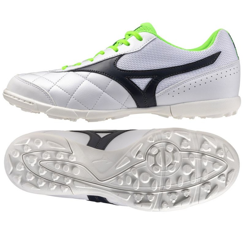Chaussures de football Mizuno Morelia Sala Club TF Q1GB251610 blanche