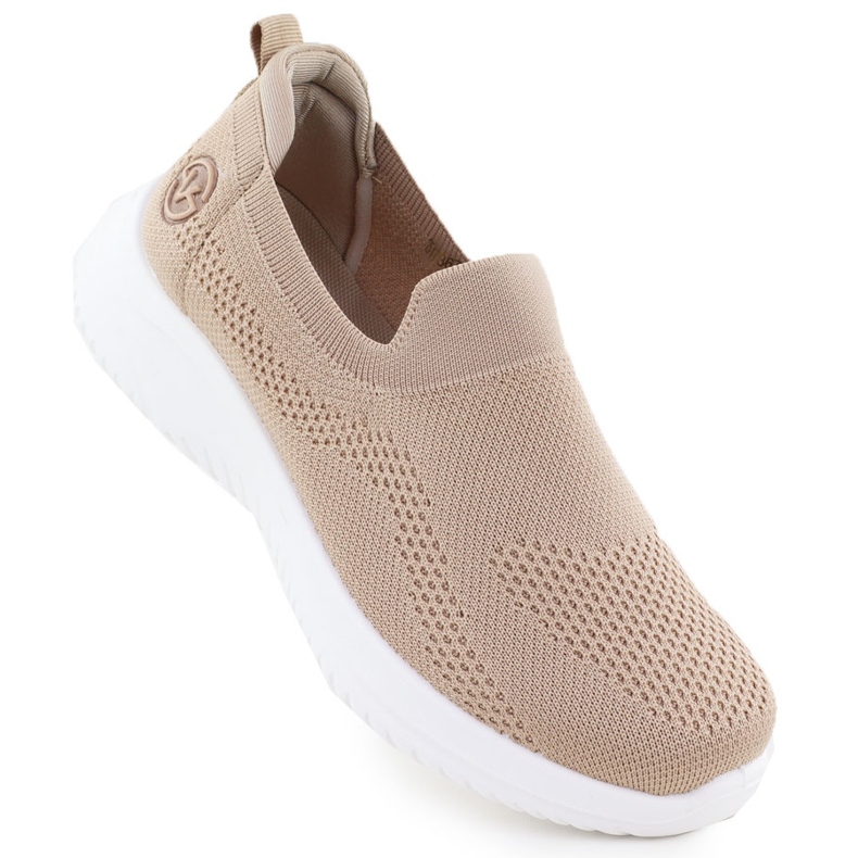 Les chaussures de sport pour femmes ont glissé Beige Vinceza 17367