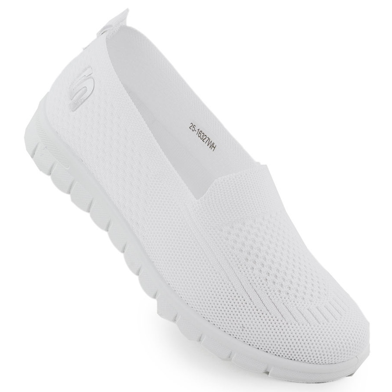 Les chaussures de sport pour femmes ont glissé le potocki blanc 16327 blanche
