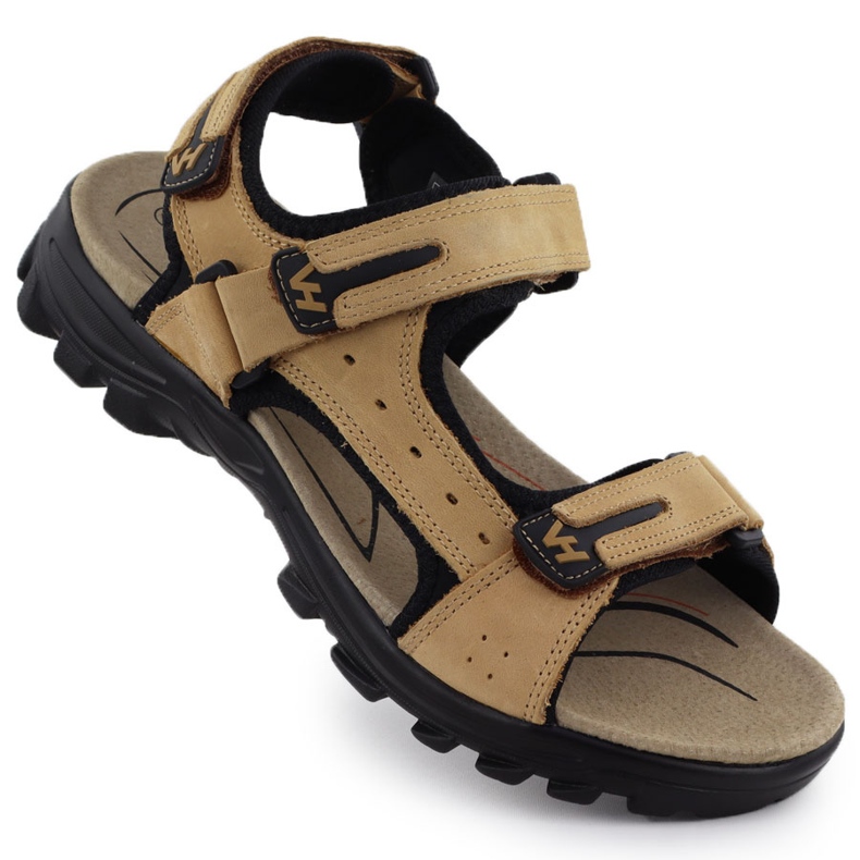 Camel Vanhorn 28302 Sandales en cuir brun