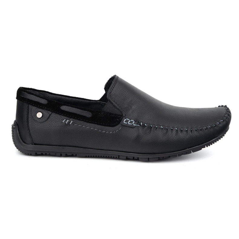 KOMODO Modons en cuir masculin 920 / k / r noir le noir