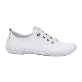 Chaussures en cuir pour femmes artiker 54c0838 blanc
