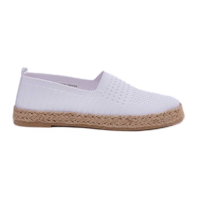 Espadrilles pour femmes avec Vinceza Traid 13624 Blanc blanche