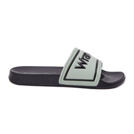 Wrangler Averell Slider Men Low 20251042.52D Slippétes masculines vert clair
