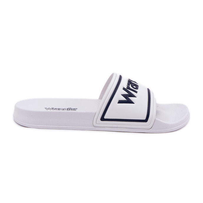 Wrangler Averell Slider Men Low 20251042.1fg White Flip -flops blanche