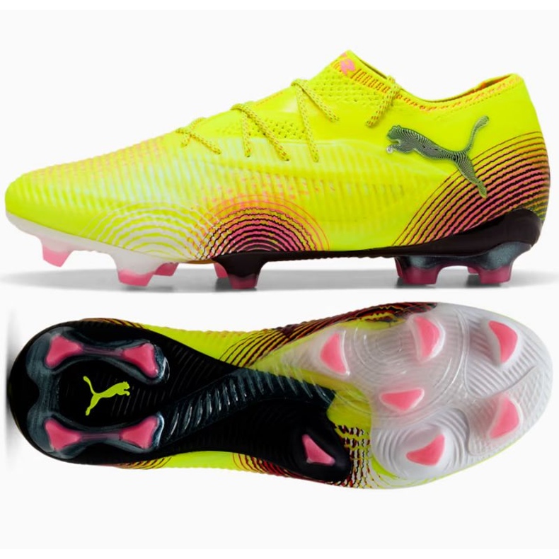 Puma Future 8 Ultimate Low FG 108361-03 Chaussures de football jaune