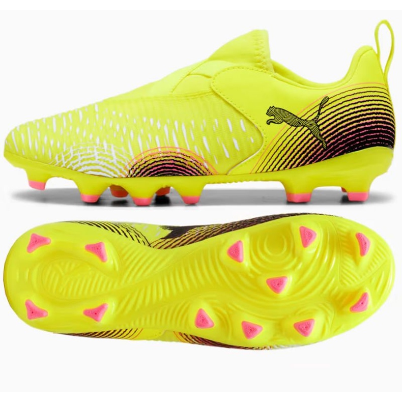 Puma Future 8 Match LL FG / AG JR 108285-03 Chaussures de football jaune