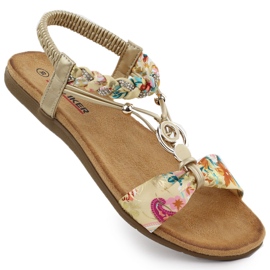 Sandales confortables pour femmes - Up Golden Artiker 56C1316 doré