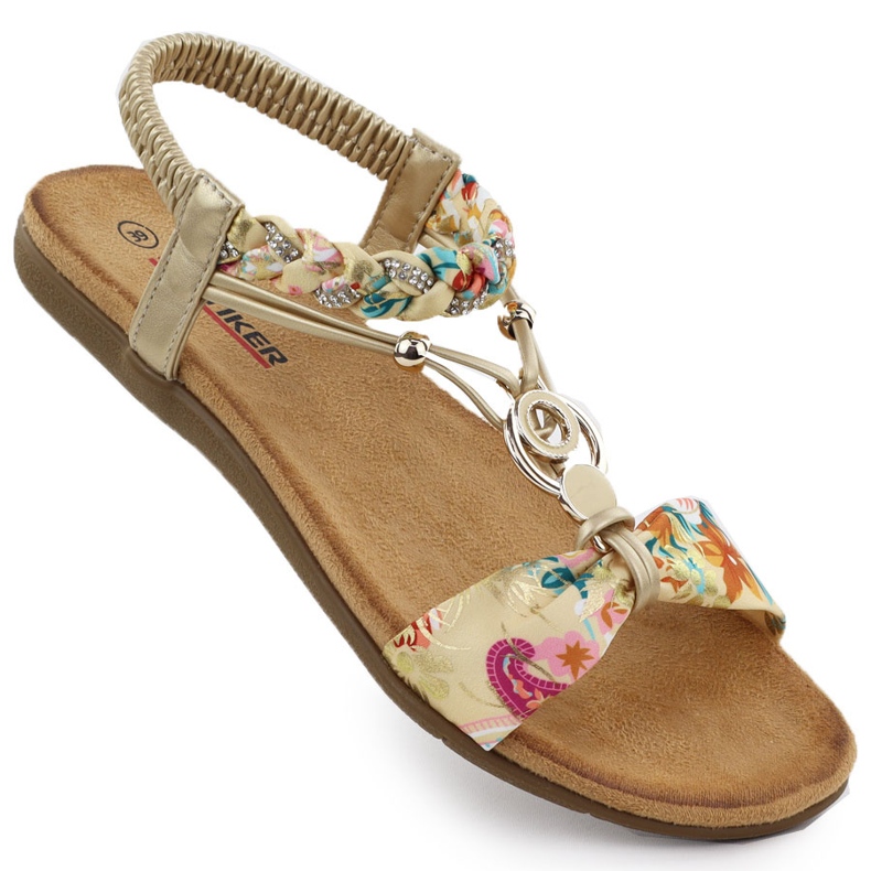 Sandales confortables pour femmes - Up Golden Artiker 56C1316 d'or