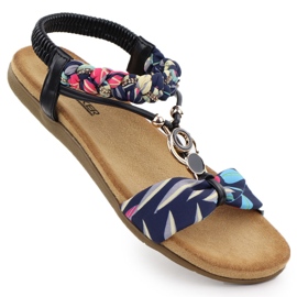 Sandales confortables pour femmes I Slip -Up Navy Blue Artiker 56C1276 bleu