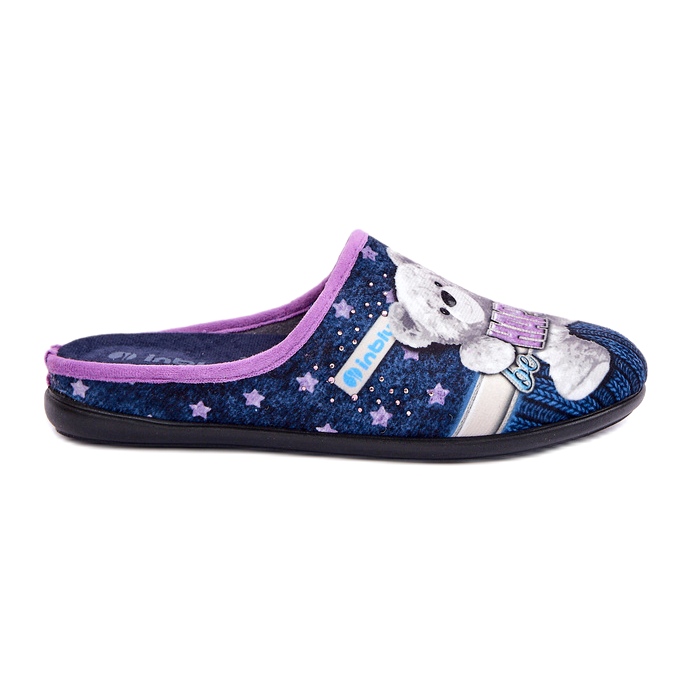 Slippers pour femmes avec un Blue marine INBLU GF000025 bleu Slippers pour femmes avec un Blue marine INBLU GF000025 bleu