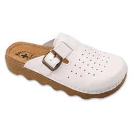 Dr.Torto Befado Women's Slippers Pu 179d006 White blanc