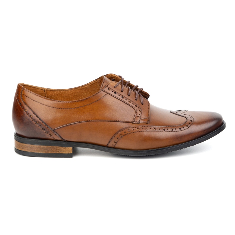 Olivier Chaussures en cuir des brogs masculines - Modèle 1023 marron brun Olivier Chaussures en cuir des brogs masculines - Modèle 1023 marron brun