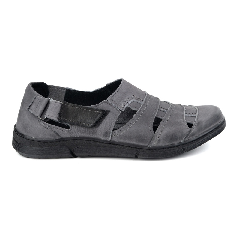 Olivier Chaussures en cuir masculin 54Kz Gray Light Airy pour l'été gris Olivier Chaussures en cuir masculin 54Kz Gray Light Airy pour l'été gris