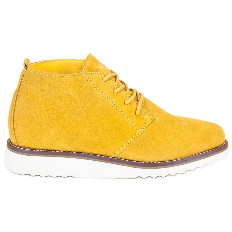 New Age Bottes pour femmes jaune