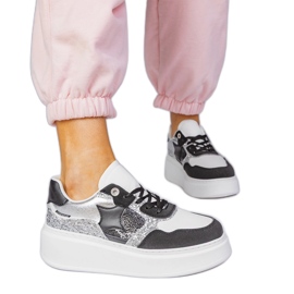 Baskets noires à paillettes