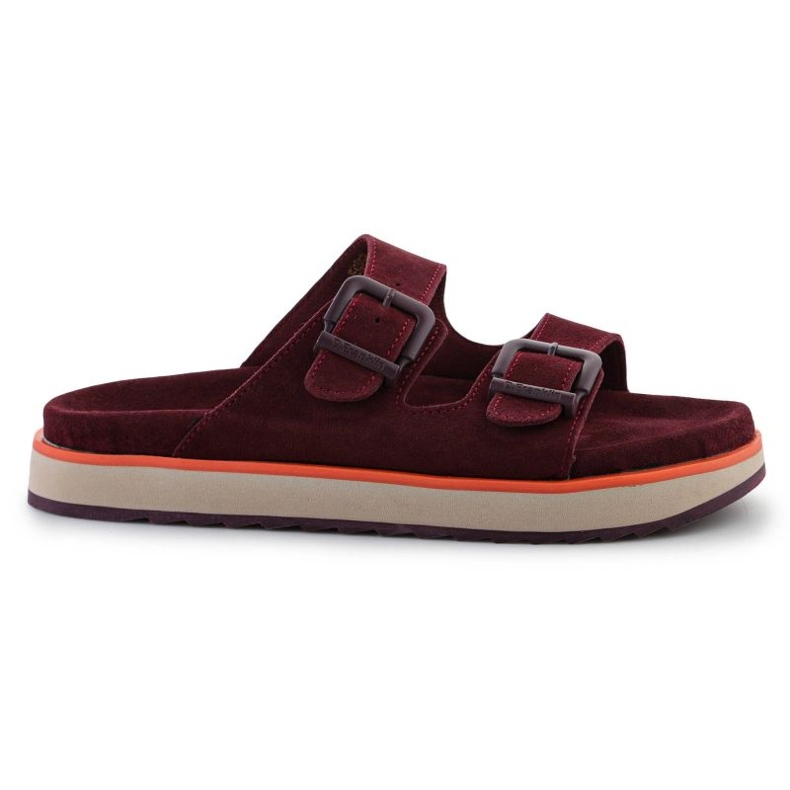 D.FRANKLIN Flip Flops Nordic Sandal Backle DFSH405004-Burg rouge