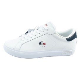 Lacoste PowerCourt 125 1 SMA 749SMA0080407 Chaussures blanc