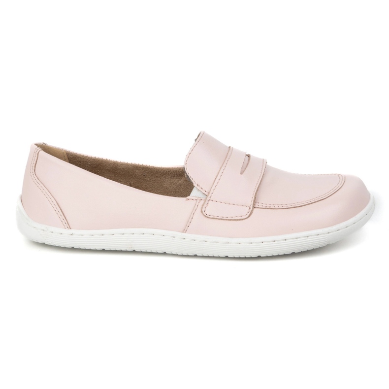 Olivier Barefoot Elegant Women's Minimalist Le cuir Modafers 1280 Powder Pink rose