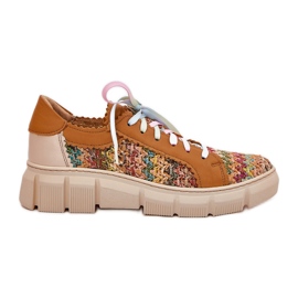 Chaussures en cuir pour femmes Maciejka 05850-29 Multicolor multicolore