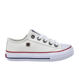 Sneakers textiles Big Star DD374160 blanc