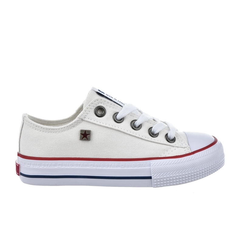 Sneakers textiles Big Star DD374160 blanc blanche